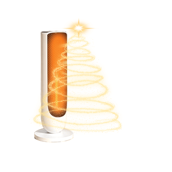 Fan Heaters Electric Tower Heater with Adjustable Thermostat - Image 2